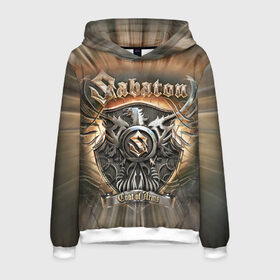 Мужская толстовка 3D с принтом SABATON в городе Новоалтайск, 100% полиэстер | двухслойный капюшон со шнурком для регулировки, мягкие манжеты на рукавах и по низу толстовки, спереди карман-кенгуру с мягким внутренним слоем. | sabaton | skull | даниель муллбак | йоаким броден | крис рёланд | оскар монтелиус | пэр сундстрём | рикард сунден | сабатон | скелет | тоббе энглунд | томми юханссон | ханнес ван дал | черепа