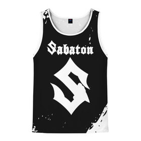 Мужская майка 3D с принтом SABATON в городе Новоалтайск, 100% полиэстер | круглая горловина, приталенный силуэт, длина до линии бедра. Пройма и горловина окантованы тонкой бейкой | sabaton | skull | даниель муллбак | йоаким броден | крис рёланд | оскар монтелиус | пэр сундстрём | рикард сунден | сабатон | скелет | тоббе энглунд | томми юханссон | ханнес ван дал | черепа