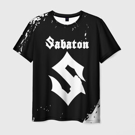 Мужская футболка 3D с принтом SABATON в городе Новоалтайск, 100% полиэфир | прямой крой, круглый вырез горловины, длина до линии бедер | sabaton | skull | даниель муллбак | йоаким броден | крис рёланд | оскар монтелиус | пэр сундстрём | рикард сунден | сабатон | скелет | тоббе энглунд | томми юханссон | ханнес ван дал | черепа