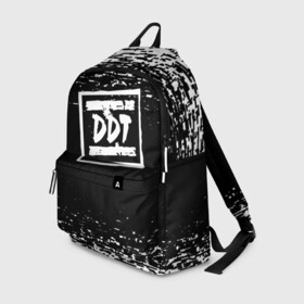 Рюкзак 3D с принтом ДДТ ЛОГО | DDT LOGO (Z) в городе Новоалтайск, 100% полиэстер | лямки с регулируемой длиной, сверху петелька, чтобы рюкзак можно было повесить на вешалку. Основное отделение закрывается на молнию, как и внешний карман. Внутри два дополнительных кармана, один из которых закрывается на молнию. По бокам два дополнительных кармашка | music | rock | ддт | музыка | рок | шевчук | юрий шевчук