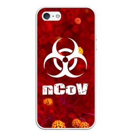 Чехол для iPhone 5/5S матовый с принтом nCoV в городе Новоалтайск, Силикон | Область печати: задняя сторона чехла, без боковых панелей | coronavirus | plague inc | plague inc: evolved | вирус в китае | кнр | коронавирус | плагуе инк | плагуе инк: эволвед | эпидемия
