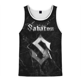Мужская майка 3D с принтом SABATON в городе Новоалтайск, 100% полиэстер | круглая горловина, приталенный силуэт, длина до линии бедра. Пройма и горловина окантованы тонкой бейкой | sabaton | даниель муллбак | йоаким броден | крис рёланд | оскар монтелиус | пэр сундстрём | рикард сунден | сабатон | тоббе энглунд | томми юханссон | ханнес ван дал
