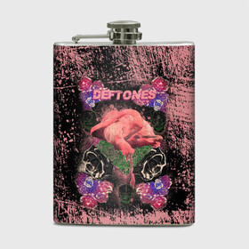 Фляга с принтом Deftones в городе Новоалтайск, металлический корпус | емкость 0,22 л, размер 125 х 94 мм. Виниловая наклейка запечатывается полностью | chi cheng | chino moreno | deftones | dia de los | diamond eye | дефтонс | серхио вега | стивен карпентер | фрэнк делгадо | чи ченг | чино морено | эйб каннингем