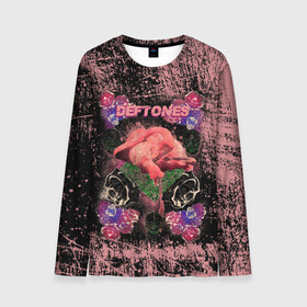 Мужской лонгслив 3D с принтом Deftones в городе Новоалтайск, 100% полиэстер | длинные рукава, круглый вырез горловины, полуприлегающий силуэт | chi cheng | chino moreno | deftones | dia de los | diamond eye | дефтонс | серхио вега | стивен карпентер | фрэнк делгадо | чи ченг | чино морено | эйб каннингем
