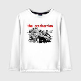 Детский лонгслив хлопок с принтом The Cranberries в городе Новоалтайск, 100% хлопок | круглый вырез горловины, полуприлегающий силуэт, длина до линии бедер | cranberries | dolores mary eileen | rock | the cranberries | альтернативный рок | долорес | дрим поп | кельтик рок | клюква | музыка | панк | рок | софт рок