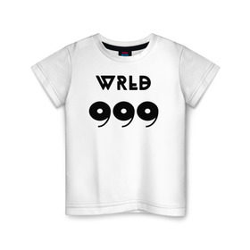 Детская футболка хлопок с принтом JUICE WRLD. в городе Новоалтайск, 100% хлопок | круглый вырез горловины, полуприлегающий силуэт, длина до линии бедер | Тематика изображения на принте: eminem | juice wrld | marshall bruce mathers | rap | зарубежный реп | маршалл брюс мэтерс | музыка | реп | рэпер | эминем