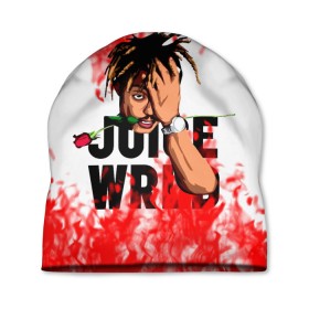 Шапка 3D с принтом Juice WRLD. в городе Новоалтайск, 100% полиэстер | универсальный размер, печать по всей поверхности изделия | eminem | godzilla | juice wrld | rap | американский рэпер | годзила | зарубежный реп | маршалл брюс мэтерс | музыка | реп | рэпер | эминем