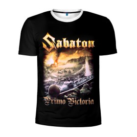 Мужская футболка 3D спортивная с принтом SABATON. в городе Новоалтайск, 100% полиэстер с улучшенными характеристиками | приталенный силуэт, круглая горловина, широкие плечи, сужается к линии бедра | sabaton | даниель муллбак | йоаким броден | крис рёланд | оскар монтелиус | пэр сундстрём | рикард сунден | сабатон | тоббе энглунд | томми юханссон | ханнес ван дал