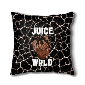 Подушка 3D с принтом Juice WRLD. в городе Новоалтайск, наволочка – 100% полиэстер, наполнитель – холлофайбер (легкий наполнитель, не вызывает аллергию). | состоит из подушки и наволочки. Наволочка на молнии, легко снимается для стирки | eminem | godzilla | juice wrld | rap | американский рэпер | годзила | зарубежный реп | маршалл брюс мэтерс | музыка | реп | рэпер | эминем