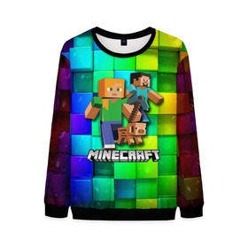 Мужской свитшот 3D с принтом Minecraft / Майнкрафт в городе Новоалтайск, 100% полиэстер с мягким внутренним слоем | круглый вырез горловины, мягкая резинка на манжетах и поясе, свободная посадка по фигуре | creeper | earth | game | minecraft | minecraft earth | блоки | грифер | игры | квадраты | компьютерная игра | крипер | маинкрафт | майн | майнкравт | майнкрафт