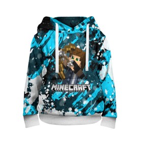 Детская толстовка 3D с принтом Minecraft / Майнкрафт в городе Новоалтайск, 100% полиэстер | двухслойный капюшон со шнурком для регулировки, мягкие манжеты на рукавах и по низу толстовки, спереди карман-кенгуру с мягким внутренним слоем | creeper | earth | game | minecraft | minecraft earth | блоки | грифер | игры | квадраты | компьютерная игра | крипер | маинкрафт | майн | майнкравт | майнкрафт