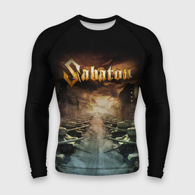Мужской рашгард 3D с принтом SABATON в городе Новоалтайск,  |  | sabaton | даниель муллбак | йоаким броден | крис рёланд | оскар монтелиус | пэр сундстрём | рикард сунден | сабатон | тоббе энглунд | томми юханссон | ханнес ван дал