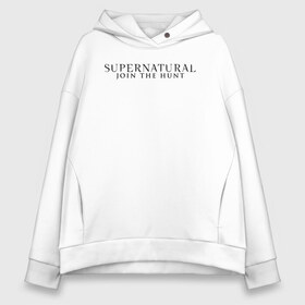 Женское худи Oversize хлопок с принтом Supernatural Angel Wings в городе Новоалтайск, френч-терри — 70% хлопок, 30% полиэстер. Мягкий теплый начес внутри —100% хлопок | боковые карманы, эластичные манжеты и нижняя кромка, капюшон на магнитной кнопке | supernatural | vdzabma | сверхъестественное