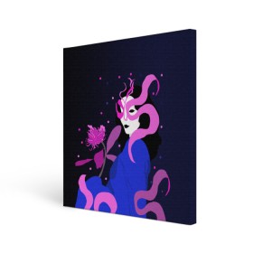 Холст квадратный с принтом Utopia в городе Новоалтайск, 100% ПВХ |  | bjork | homogenic | music | pitchfork | utopia | vulnicura | бьорк