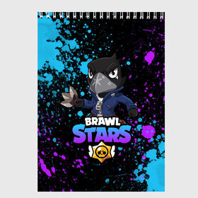 Скетчбук с принтом BRAWL STARS CROW в городе Новоалтайск, 100% бумага
 | 48 листов, плотность листов — 100 г/м2, плотность картонной обложки — 250 г/м2. Листы скреплены сверху удобной пружинной спиралью | bibi | brawl | brawl stars | crow | leon | max | sally | shark | stars | акула | биби | бравл | бравл старс | браво старс | игра | компьютерная | кров | леон | леон акула | старс | шарк