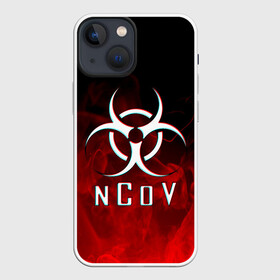 Чехол для iPhone 13 mini с принтом КОРОНАВИРУС | nCoV (Z) в городе Новоалтайск,  |  | beta cov b | biohazard | ncov | sars cov | биохазард | вирус | вирус из китая | китай | коронавирус | пневмония | ухань | эпидемия