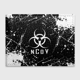 Обложка для студенческого билета с принтом nCoV | КОРОНАВИРУС (Z) в городе Новоалтайск, натуральная кожа | Размер: 11*8 см; Печать на всей внешней стороне | Тематика изображения на принте: beta cov b | biohazard | ncov | sars cov | биохазард | вирус | вирус из китая | китай | коронавирус | пневмония | ухань | эпидемия