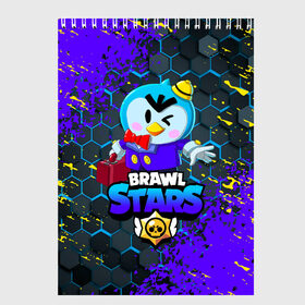 Скетчбук с принтом BRAWL STARS MR P в городе Новоалтайск, 100% бумага
 | 48 листов, плотность листов — 100 г/м2, плотность картонной обложки — 250 г/м2. Листы скреплены сверху удобной пружинной спиралью | bea | bibi | brawl stars | colt | crow | el brown | leon | leon shark | max | mr.p | nita | sally leon | shark | акула | беа | берли | биби | бравл старс | ворон | кольт | леон | леон акула | макс | нита | шелли