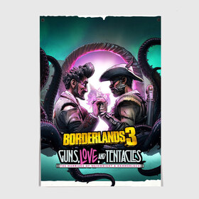 Постер с принтом borderlands 3 в городе Новоалтайск, 100% бумага
 | бумага, плотность 150 мг. Матовая, но за счет высокого коэффициента гладкости имеет небольшой блеск и дает на свету блики, но в отличии от глянцевой бумаги не покрыта лаком | addon | borderlands | borderlands 3 | fps | game | games | guns love and tentacles | борда | бордерлэндс | игра | игры | любовь | пушки | тентакли