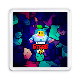 Магнит 55*55 с принтом BRAWL STARS (SPROUT) [5] в городе Новоалтайск, Пластик | Размер: 65*65 мм; Размер печати: 55*55 мм | Тематика изображения на принте: 8 bit | android | brawl | brawl stars | clash | clash royale | game | leon | royale | sprout | stars | андроид | игра | кольт | леон | мобильные игры | спраут
