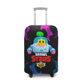 Чехол для чемодана 3D с принтом BRAWL STARS (SPROUT) [13] в городе Новоалтайск, 86% полиэфир, 14% спандекс | двустороннее нанесение принта, прорези для ручек и колес | 8 bit | android | brawl | brawl stars | clash | clash royale | game | leon | royale | sprout | stars | андроид | игра | кольт | леон | мобильные игры | спраут
