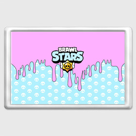 Магнит 45*70 с принтом BRAWL STARS в городе Новоалтайск, Пластик | Размер: 78*52 мм; Размер печати: 70*45 | Тематика изображения на принте: 8 bit | android | brawl | brawl stars | clash | clash royale | game | leon | royale | sprout | stars | андроид | игра | кольт | леон | мобильные игры | спраут