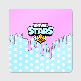 Магнит виниловый Квадрат с принтом BRAWL STARS в городе Новоалтайск, полимерный материал с магнитным слоем | размер 9*9 см, закругленные углы | Тематика изображения на принте: 8 bit | android | brawl | brawl stars | clash | clash royale | game | leon | royale | sprout | stars | андроид | игра | кольт | леон | мобильные игры | спраут