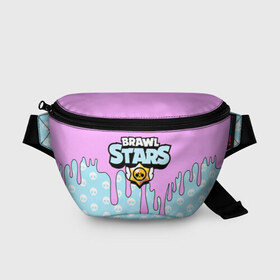 Поясная сумка 3D с принтом BRAWL STARS в городе Новоалтайск, 100% полиэстер | плотная ткань, ремень с регулируемой длиной, внутри несколько карманов для мелочей, основное отделение и карман с обратной стороны сумки застегиваются на молнию | 8 bit | android | brawl | brawl stars | clash | clash royale | game | leon | royale | sprout | stars | андроид | игра | кольт | леон | мобильные игры | спраут