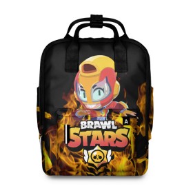Женский рюкзак 3D с принтом Brawl stars leon max. в городе Новоалтайск, 100% полиэстер | лямки с регулируемой длиной, сверху ручки, чтобы рюкзак нести как сумку. Основное отделение закрывается на молнию, как и внешний карман. Внутри два дополнительных кармана, один из которых закрывается на молнию. По бокам два дополнительных кармашка, куда поместится маленькая бутылочка
 | bea | bib | brawl stars | crow | el brown | leon | max | nita | sally leon | shark | акула | биа | биби | бравл старс | ворон | игра | леон | макс | нита | оборотень | салли леон | сэлли леон | шарк | эл браун