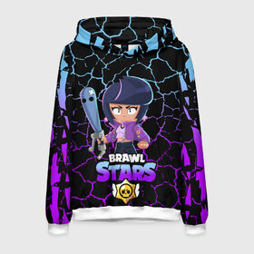 Мужская толстовка 3D с принтом Brawl stars leon bibi в городе Новоалтайск, 100% полиэстер | двухслойный капюшон со шнурком для регулировки, мягкие манжеты на рукавах и по низу толстовки, спереди карман-кенгуру с мягким внутренним слоем. | bea | bib | brawl stars | crow | el brown | leon | max | nita | sally leon | shark | акула | биа | биби | бравл старс | ворон | игра | леон | макс | нита | оборотень | салли леон | сэлли леон | шарк | эл браун