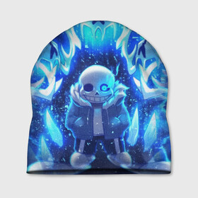 Шапка 3D с принтом UNDERTALE | АНДЕРТЕЙЛ (Z) в городе Новоалтайск, 100% полиэстер | универсальный размер, печать по всей поверхности изделия | asriel dreemurr | chara | frisk | gaster blaster | sans | undertale | азриэль дримурр | андертейл | гастер | меттатон | санс | фриск | чара