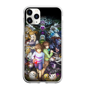 Чехол для iPhone 11 Pro матовый с принтом UNDERTALE в городе Новоалтайск, Силикон |  | asriel dreemurr | chara | frisk | gaster blaster | sans | undertale | азриэль дримурр | андертейл | гастер | меттатон | санс | фриск | чара