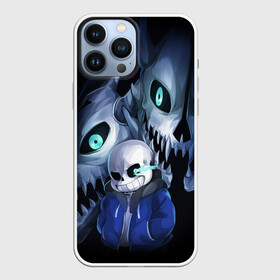 Чехол для iPhone 13 Pro Max с принтом UNDERTALE | АНДЕРТЕЙЛ (Z) в городе Новоалтайск,  |  | Тематика изображения на принте: asriel dreemurr | chara | frisk | gaster blaster | sans | undertale | азриэль дримурр | андертейл | гастер | меттатон | санс | фриск | чара