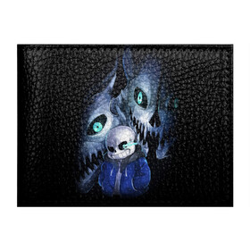 Обложка для студенческого билета с принтом UNDERTALE | АНДЕРТЕЙЛ (Z) в городе Новоалтайск, натуральная кожа | Размер: 11*8 см; Печать на всей внешней стороне | Тематика изображения на принте: asriel dreemurr | chara | frisk | gaster blaster | sans | undertale | азриэль дримурр | андертейл | гастер | меттатон | санс | фриск | чара