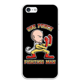 Чехол для iPhone 5/5S матовый с принтом ONE-PUNCH MAN в городе Новоалтайск, Силикон | Область печати: задняя сторона чехла, без боковых панелей | Тематика изображения на принте: one punch man | onepunchman | oppai | saitama | ван панч мен | ванпанчмен | макото миядзаки | сайтама | человек один удар