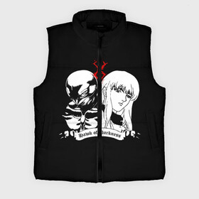 Мужской жилет утепленный 3D с принтом berserk pers on black в городе Новоалтайск,  |  | anime | anime berserk | berserk | knight | manga | аниме | аниме берсерк | берсерк | манга | рыцарь
