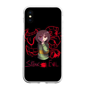 Чехол для iPhone XS Max матовый с принтом UNDERTALE в городе Новоалтайск, Силикон | Область печати: задняя сторона чехла, без боковых панелей | Тематика изображения на принте: asriel dreemurr | chara | frisk | gaster blaster | sans | undertale | азриэль дримурр | андертейл | гастер | меттатон | санс | фриск | чара