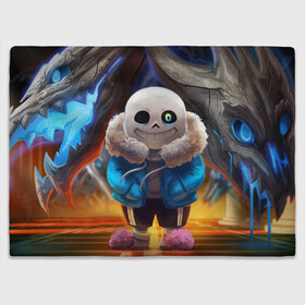 Плед 3D с принтом UNDERTALE | АНДЕРТЕЙЛ (Z) в городе Новоалтайск, 100% полиэстер | закругленные углы, все края обработаны. Ткань не мнется и не растягивается | asriel dreemurr | chara | frisk | gaster blaster | sans | undertale | азриэль дримурр | андертале | андертейл | андрайн | гастер | меттатон | подземная история | подземная сказка | санс | ундертале | фриск | чара