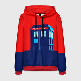Мужская толстовка 3D с принтом IN TARDIS WE TRUST в городе Новоалтайск, 100% полиэстер | двухслойный капюшон со шнурком для регулировки, мягкие манжеты на рукавах и по низу толстовки, спереди карман-кенгуру с мягким внутренним слоем. | david tennant | doctor who | jodie whittaker | matt smith | space | tardis | time | время | девид теннант | джоди уиттакер | доктор | доктор кто | космос | мэтт смит | тардис