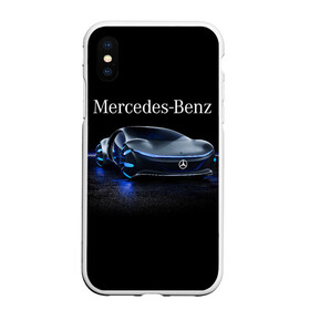 Чехол для iPhone XS Max матовый с принтом MERCEDES в городе Новоалтайск, Силикон | Область печати: задняя сторона чехла, без боковых панелей | 2020 | amg | auto | brabus | clk | cls | glk | mercedes | mercedes benz | slk | sport | авто | автомобиль | автомобильные | амг | брабус | бренд | глк | марка | машины | мерседес | слк | спорт | цлк | цлс