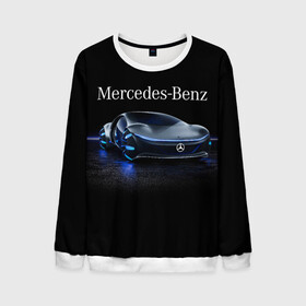 Мужской свитшот 3D с принтом MERCEDES в городе Новоалтайск, 100% полиэстер с мягким внутренним слоем | круглый вырез горловины, мягкая резинка на манжетах и поясе, свободная посадка по фигуре | 2020 | amg | auto | brabus | clk | cls | glk | mercedes | mercedes benz | slk | sport | авто | автомобиль | автомобильные | амг | брабус | бренд | глк | марка | машины | мерседес | слк | спорт | цлк | цлс