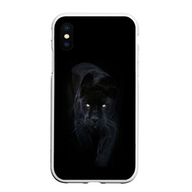 Чехол для iPhone XS Max матовый с принтом Пантера в городе Новоалтайск, Силикон | Область печати: задняя сторона чехла, без боковых панелей | Тематика изображения на принте: animal | animals | beast | black | cat | kitten | phanter | животное | животные | зверек | зверь | кот | котики | кошка | кошки | пантера | черная
