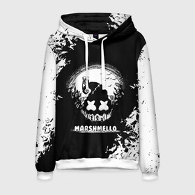 Мужская толстовка 3D с принтом Marshmello Кошмар(Oko) в городе Новоалтайск, 100% полиэстер | двухслойный капюшон со шнурком для регулировки, мягкие манжеты на рукавах и по низу толстовки, спереди карман-кенгуру с мягким внутренним слоем. | dj | marshmello | oko | бравл | граффити | денс | диджей | дэнс | звезда | звезды | зефир | игры | маршмелло | маршмеллоу | маршмело | музыка | мультик | око | первый | перед | роблокс | рождеством | скелет | старс