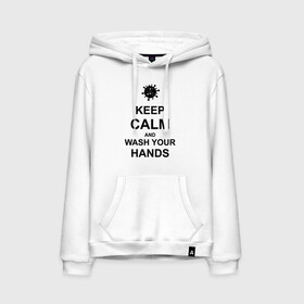 Мужская толстовка хлопок с принтом KEEP CALM (коронавирус) в городе Новоалтайск, френч-терри, мягкий теплый начес внутри (100% хлопок) | карман-кенгуру, эластичные манжеты и нижняя кромка, капюшон с подкладом и шнурком | 2019 | biohazard | china | coronavirus | covid 19 | inc | medicine | ncov | ncov19 | ncov2019 | plague | survivor | virus | warning | вирус | китай | коронавирус | медик | медицина
