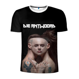 Мужская футболка 3D спортивная с принтом Die Antwoord. House of zef в городе Новоалтайск, 100% полиэстер с улучшенными характеристиками | приталенный силуэт, круглая горловина, широкие плечи, сужается к линии бедра | 2020 | album | die antwoord | house of zef | ninja | yolandi | альбом | йоланди | ниндзя | обложка
