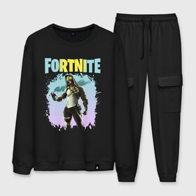 Мужской костюм хлопок с принтом FORTNITE NINJA в городе Новоалтайск, 100% хлопок | на свитшоте круглая горловина, мягкая резинка по низу. Брюки заужены к низу, на них два вида карманов: два “обычных” по бокам и два объемных, с клапанами, расположенные ниже линии бедра. Брюки с мягкой трикотажной резинкой на поясе и по низу штанин. В поясе для дополнительного комфорта — широкие завязки | fortnite | fortnite 2 | fortnite x | marshmello | ninja | ninja hyper streamer | ninja streamer | streamer | tyler blevins | маршмелло | ниндзя | фортнайт | фортнайт 2 | фортнайт глава 2