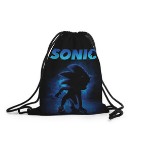 Рюкзак-мешок 3D с принтом SONIC в городе Новоалтайск, 100% полиэстер | плотность ткани — 200 г/м2, размер — 35 х 45 см; лямки — толстые шнурки, застежка на шнуровке, без карманов и подкладки | amy rose | blaze the cat | hedgehog | sega | silver | sonic | доктор эггман | ёж соник | ехидна наклз | кошка блейз | метал соник | сега | сильвер | соник