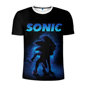 Мужская футболка 3D спортивная с принтом SONIC в городе Новоалтайск, 100% полиэстер с улучшенными характеристиками | приталенный силуэт, круглая горловина, широкие плечи, сужается к линии бедра | amy rose | blaze the cat | hedgehog | sega | silver | sonic | доктор эггман | ёж соник | ехидна наклз | кошка блейз | метал соник | сега | сильвер | соник