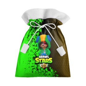Подарочный 3D мешок с принтом Brawl stars LEON в городе Новоалтайск, 100% полиэстер | Размер: 29*39 см | Тематика изображения на принте: bea | brawl stars | bull | colt | crow | leon | leon shark | shark | stars | акула | берли | биа | ворон | динамайк | кольт | леон | леон акула | нита | спайк | шелли | эль примо
