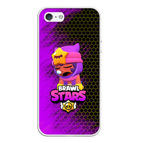 Чехол для iPhone 5/5S матовый с принтом Brawl Stars Sandy в городе Новоалтайск, Силикон | Область печати: задняя сторона чехла, без боковых панелей | brawl stars | brawl stars sandy | legendary brawler | leon | leon shark | sandy | shark | stars | акула | бравл стар сэнди | леон акула | сенди | сэнди